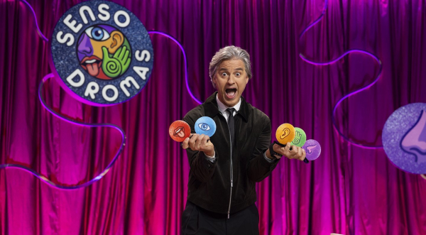 Vytautas Rumšas kviečia į naują TV projektą „Sensodromas“: penki garsenybių pojūčiai čia dirbs viršvalandžius